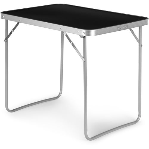 Modernhome sklopivi turistički stol, 80x60 cm, crni slika 2