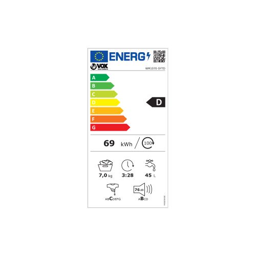 VOX Perilica rublja WM1070-SYTD slika 7