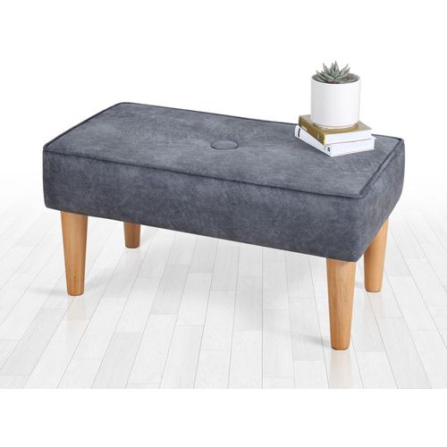 Square - Grey Grey Pouffe slika 1