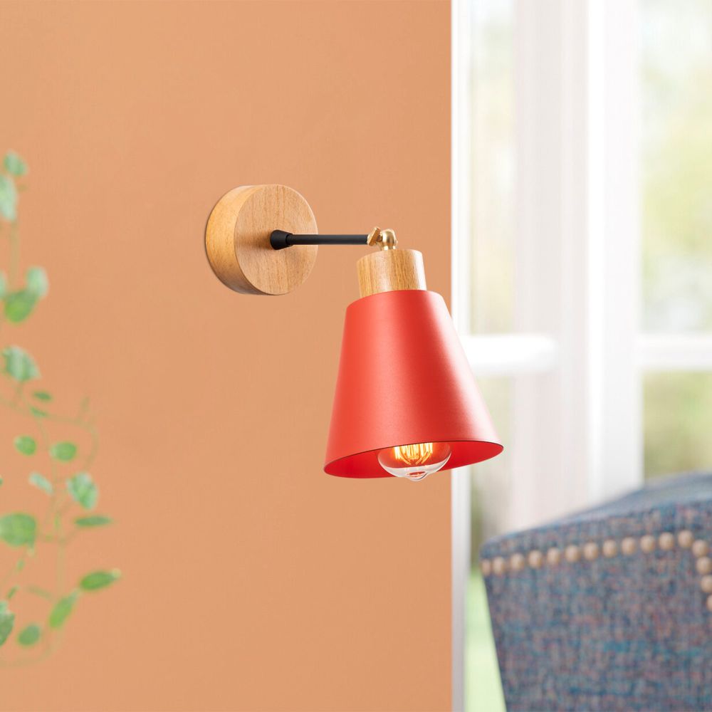 Manavgat - N-616 Crvena Zidna Lampa slika 1
