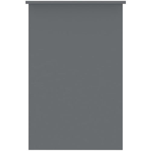 Radni stol visoki sjaj sivi 100 x 50 x 76 cm od iverice slika 5