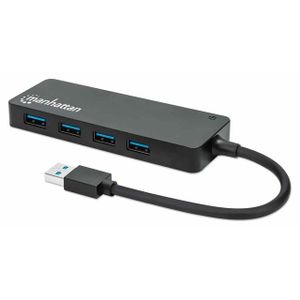 Manhattan  USB HUB USB 3.2 --> 4x USB 3.2, Bus Powered, 164900