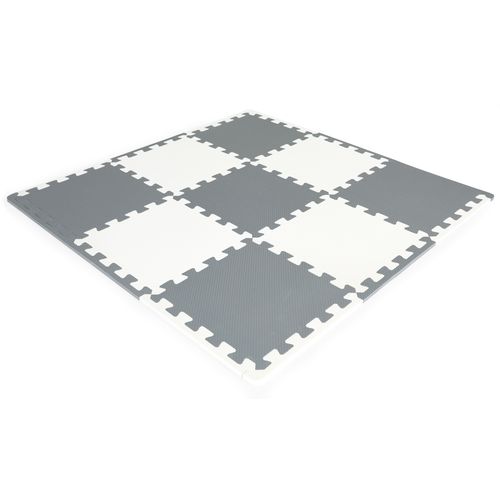 EcoToys edukativna podloga za igru slagalica sivo-bijela 89x89cm slika 3
