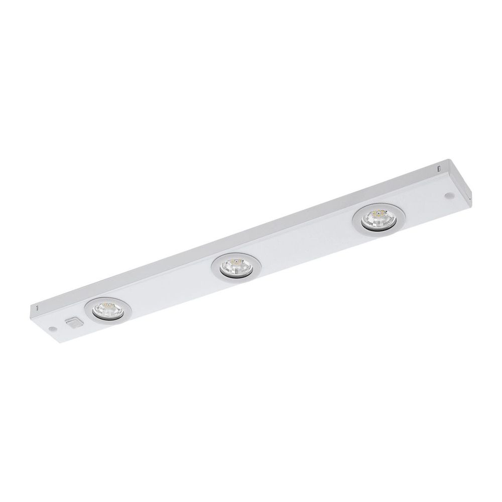 Eglo Kob LED Zidna/Ugradbena Lampa - 3x2,3W, 780lm, Čelik/Bijela slika 1