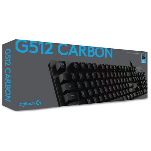 Logitech G512 LIGHTSYNC RGB Mechanical Gaming Keyboard with GX Brown Switches slika 3