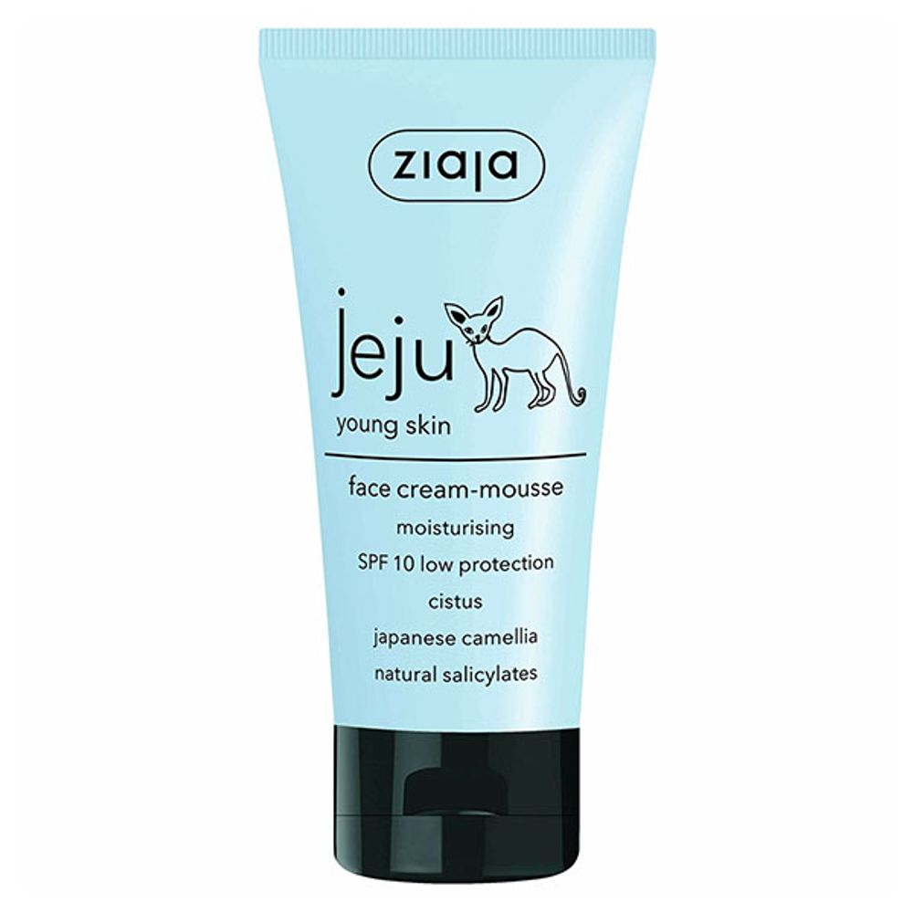 Ziaja JEJU krema za lice na bazi bijelog bušina i japanske kamelije SPF 10 50 ml slika 1