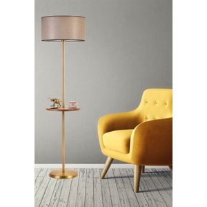 Stojeća lampa Mercan 8738-4 u zlatno-smeđoj boji