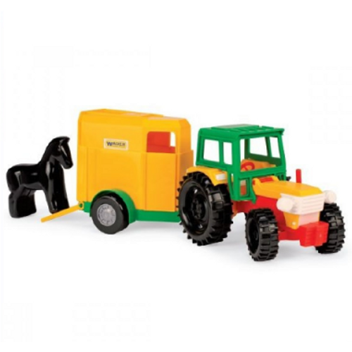 Tigres Toys traktor s prikolicom za konje slika 1