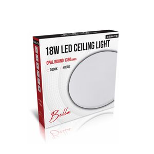 LED stropna svjetiljka, okrugla, 18W OPAL, 3000K, 1350lm