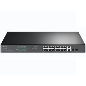TP-LINK switch TL-SG1218MP Gigabit 18xRJ4510 100 1000Mbps 16-Port PoE+  Rackmount
