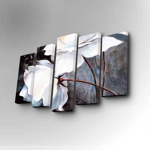 5PUC-041 Multicolor Decorative Canvas Painting (5 Pieces) slika 1