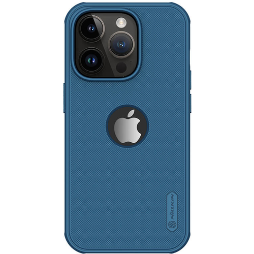 Maska Nillkin Scrub Pro za iPhone 14 Pro 6.1 plava (sa otvorom za logo) slika 1