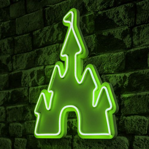 Wallity Ukrasna plastična LED rasvjeta, Castle - Green slika 8