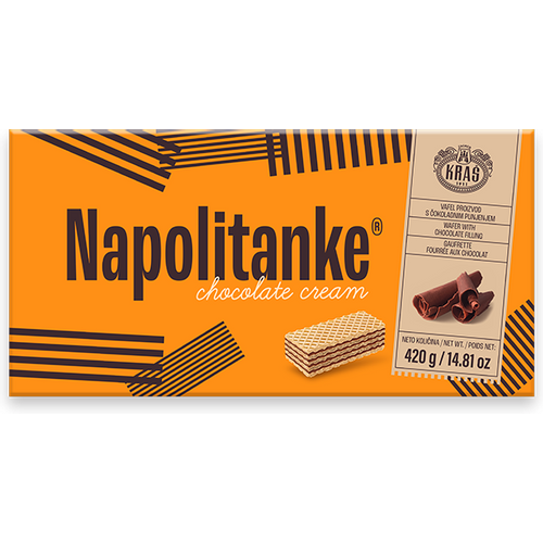 Kraš Napolitanke chocolate cream 420g slika 1