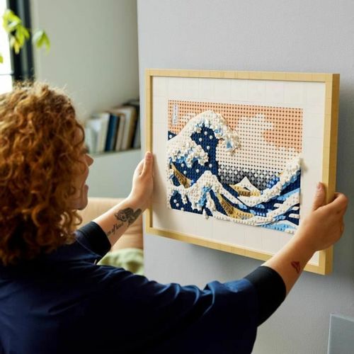 Igra Gradnje Lego Hokusai La gran ola de Kanagawa Pisana slika 6