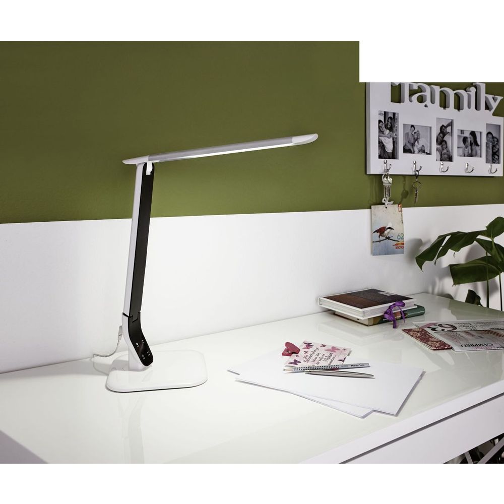 Eglo Sellano Stolna Lampa sa LED Osvjetljenjem, 6W, 630lm, Čelik/Bijela slika 2