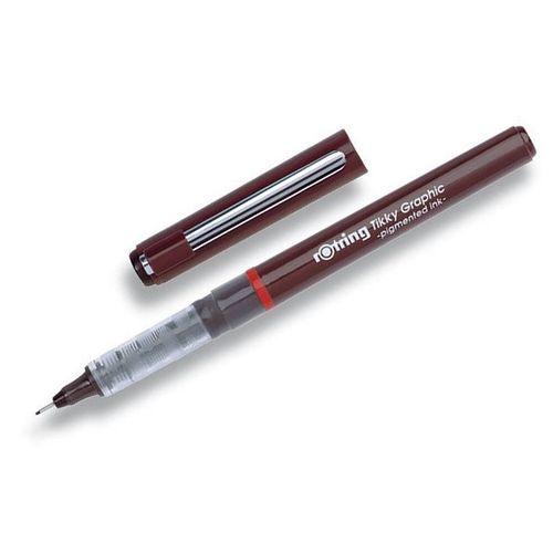 Rotring Tikky graphic fineliner 0,5 crni slika 1