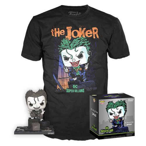 Set POP figura i majica DC Comics Jim Lee Joker veličina M slika 1