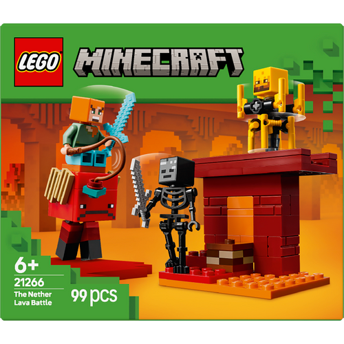 LEGO® MINECRAFT® 21266 Bitka uz lavu Nethera slika 3