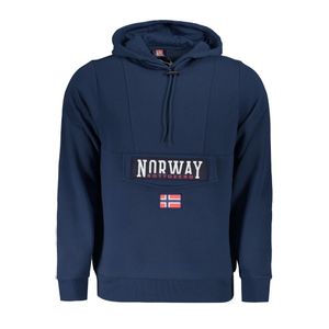 NORWAY 1963 MEN'S BLUE ZIP-UP SWEATSHIRT