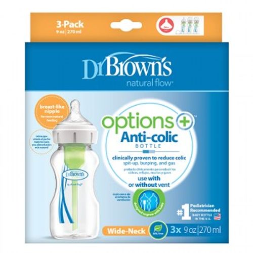 Dr.Brown'S Plastična Options+ Bočica 270Ml - 3kom slika 2