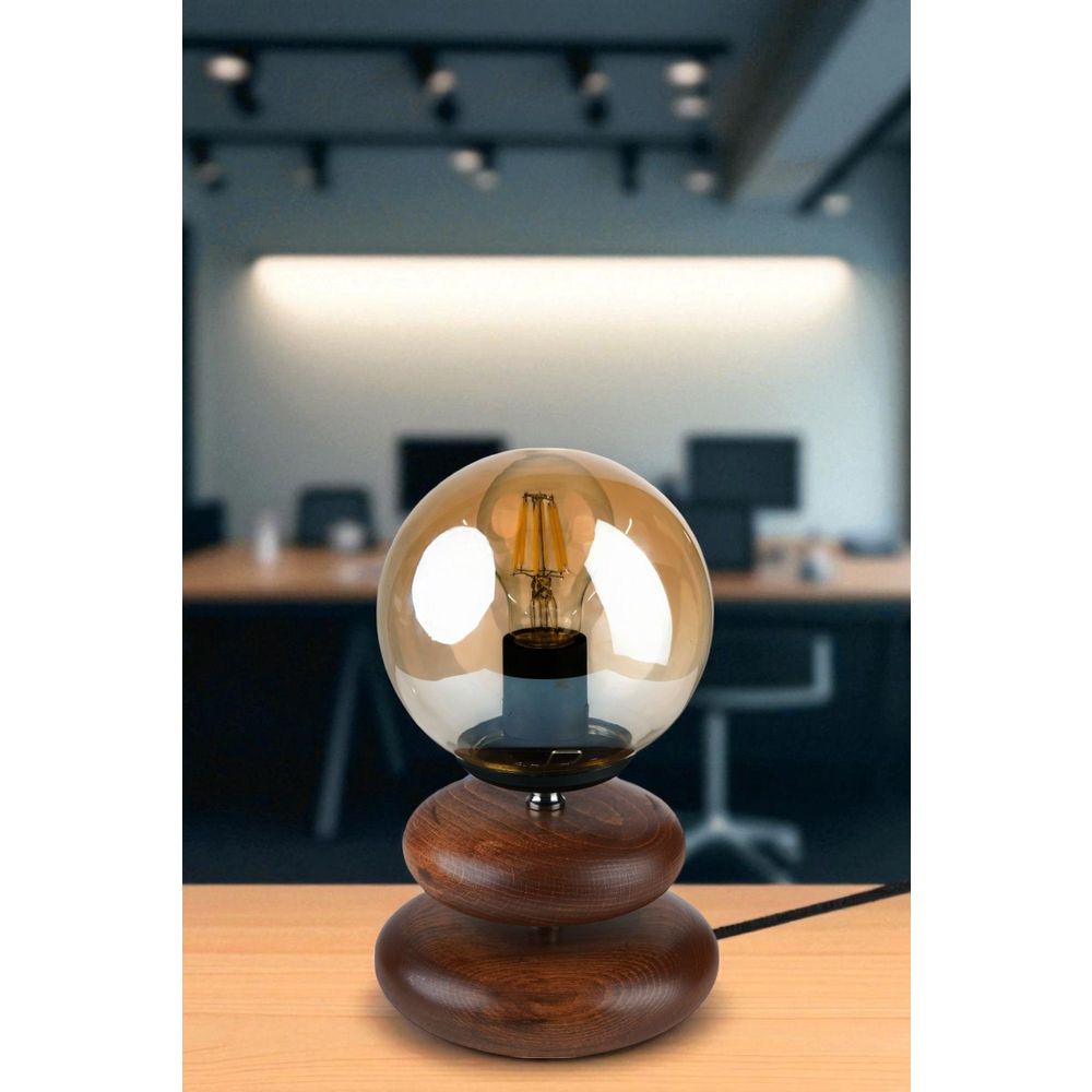 Opviq Stolna lampa 927, med, orah slika 2