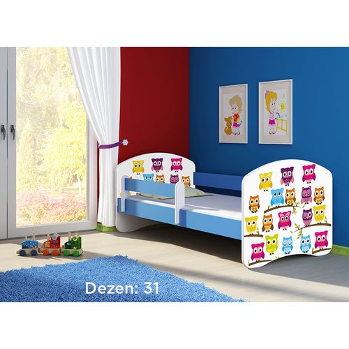 Deciji krevet ACMA II 180x80 + dusek 6 cm BLUE31 slika 1