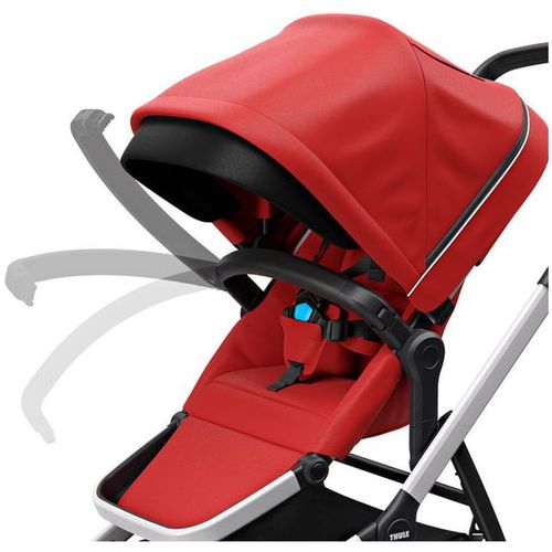 THULE Sleek dečija kolica - Energy Red slika 6