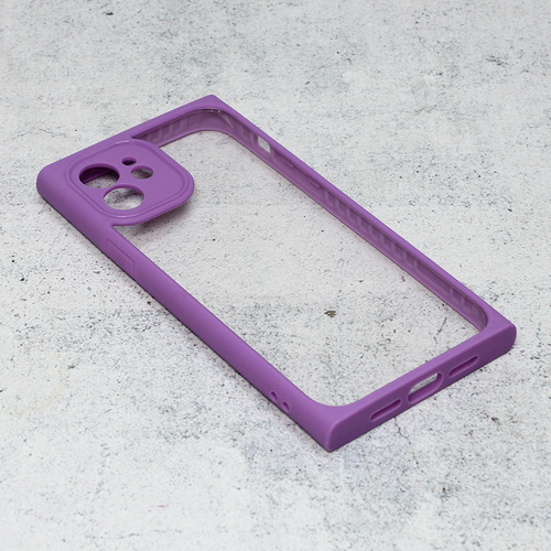 Maska Candy Frame za iPhone 12 6.1 ljubicasta slika 1