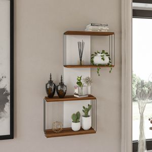 Destan - Pine Pine Wall Shelf