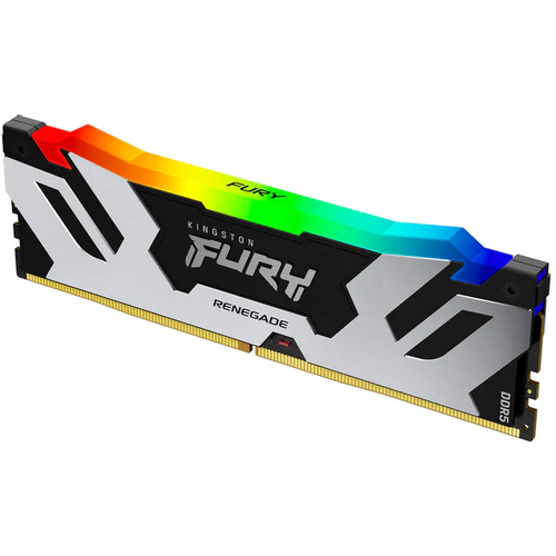Kingston Fury Renegade Silver DDR5 24GB 6400MHz DIMM CL32 1x24GB RGB slika 1