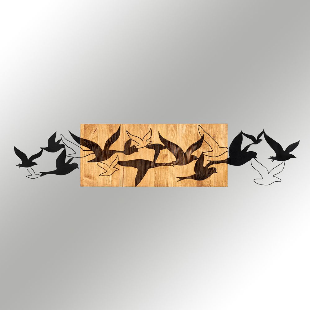 Albatros Black Walnut Dekorativni Drveni Zidni Ukras slika 5