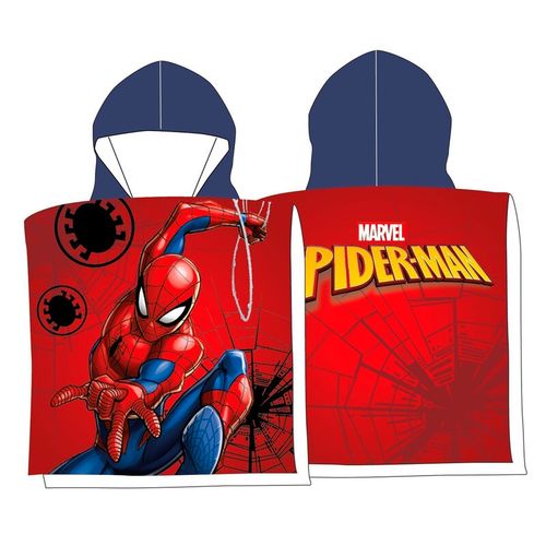 Marvel Spiderman cotton poncho towel slika 1
