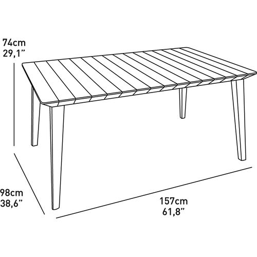 KeTer Lima vrtni stol Ø160cm slika 6