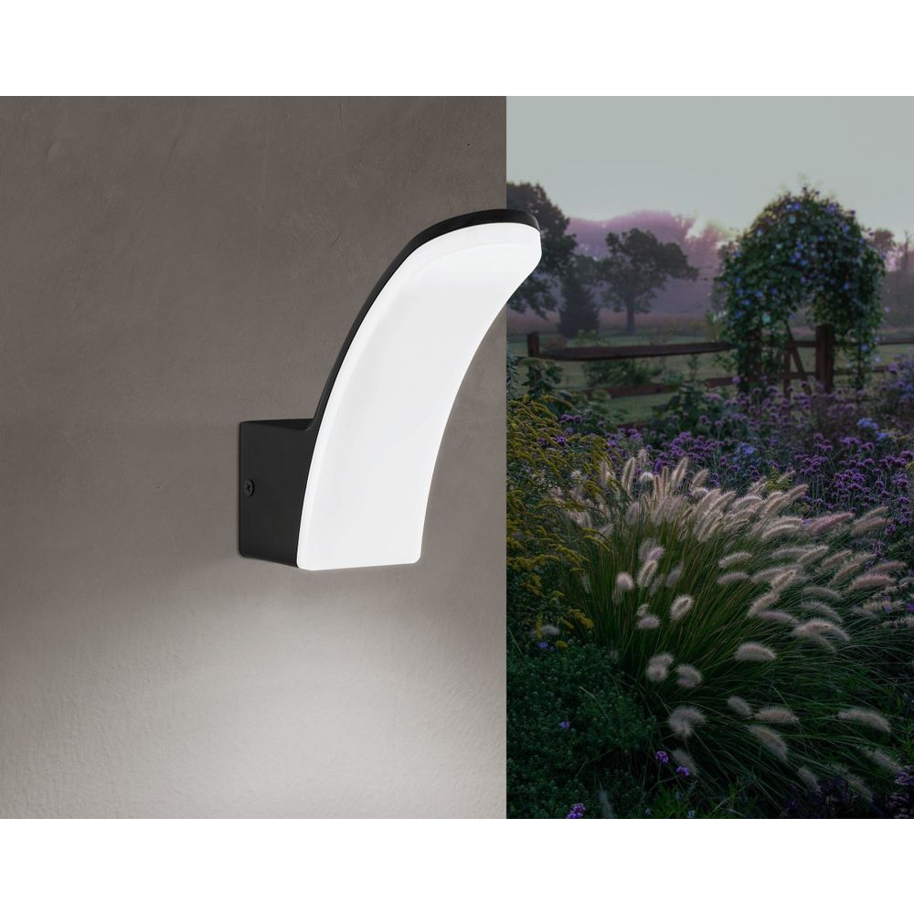 Eglo  fiumicino vanjska/zidna, led, 11w, 1500lm, crna/bijela  slika 2