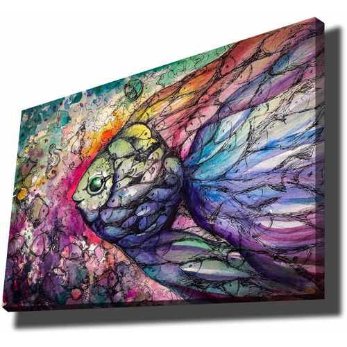 701002021C-016 Multicolor Decorative Canvas Painting slika 2