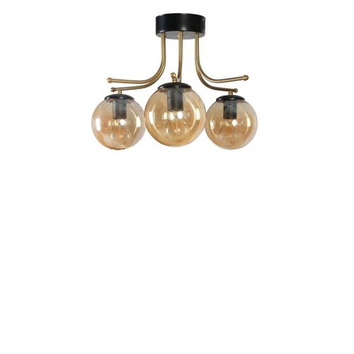 Roma 3 Lü Siyah Bal Camlı Avize Amber
Black Chandelier slika 2