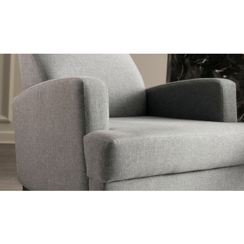 Atelier Del Sofa Fotelja wing KANA siva, Kana Bergere - Light Grey slika 3