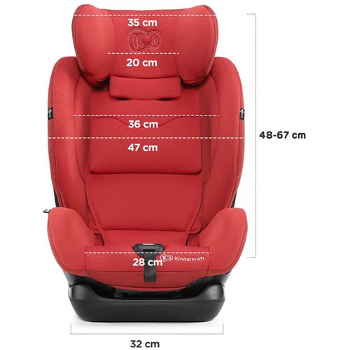 Kinderkraft Auto-sedište grupa 0/1/2/3 (0-36kg) MyWay Isofix - Crna slika 9