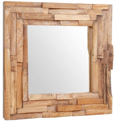 Ukrasno Ogledalo od Tikovine 60x60 cm Kvadratno slika 8