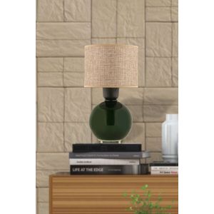 Bež-Zelena Stona Lampa 64899