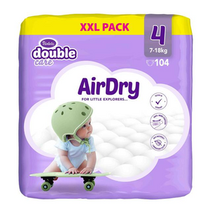 Violeta Pelene Double care  Giga Air Dry 4 Maxi 7-18kg 104kom