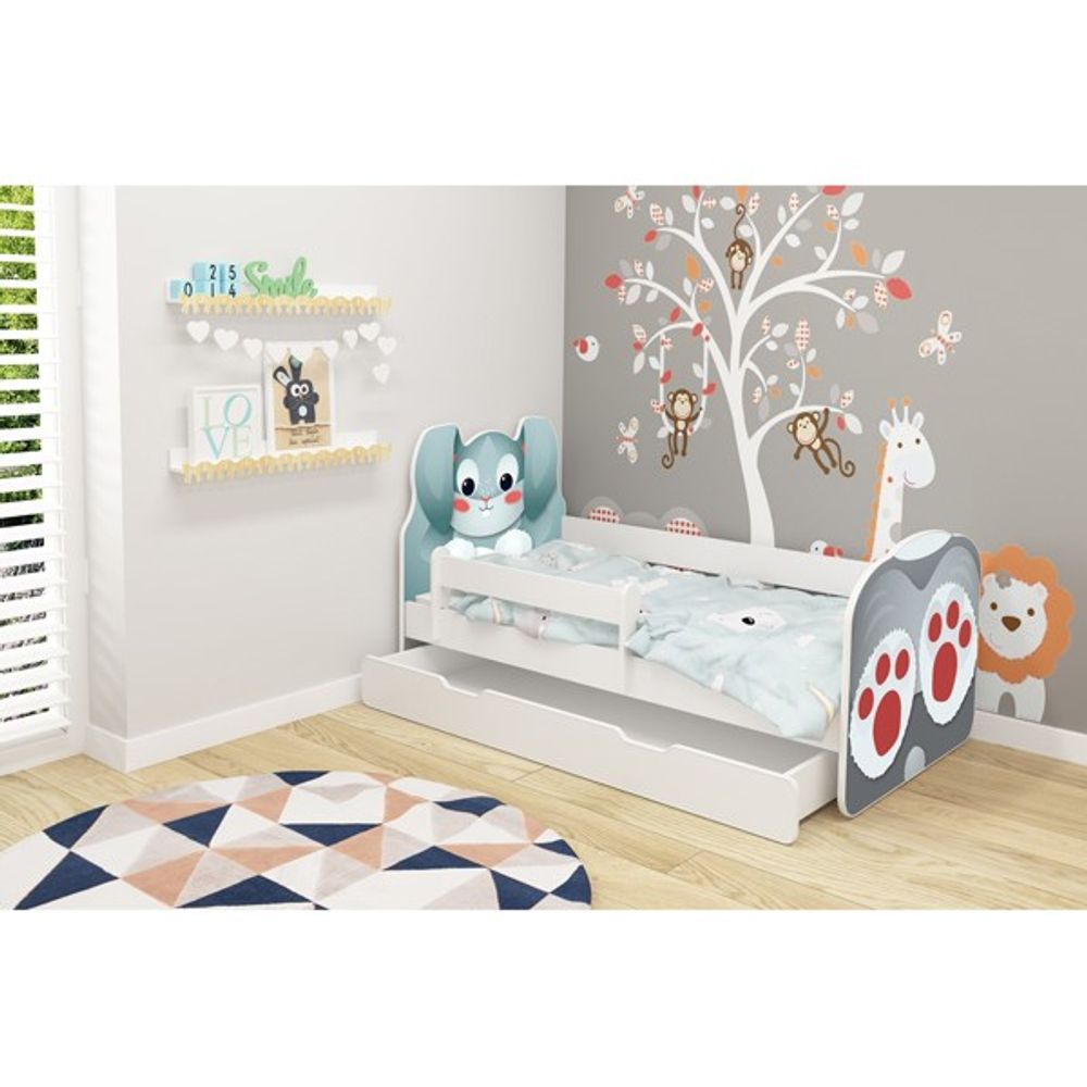 ACMA Dječiji krevet sa ladicom Acma VII Animals - 180x80cm - Dezen 01 slika 2