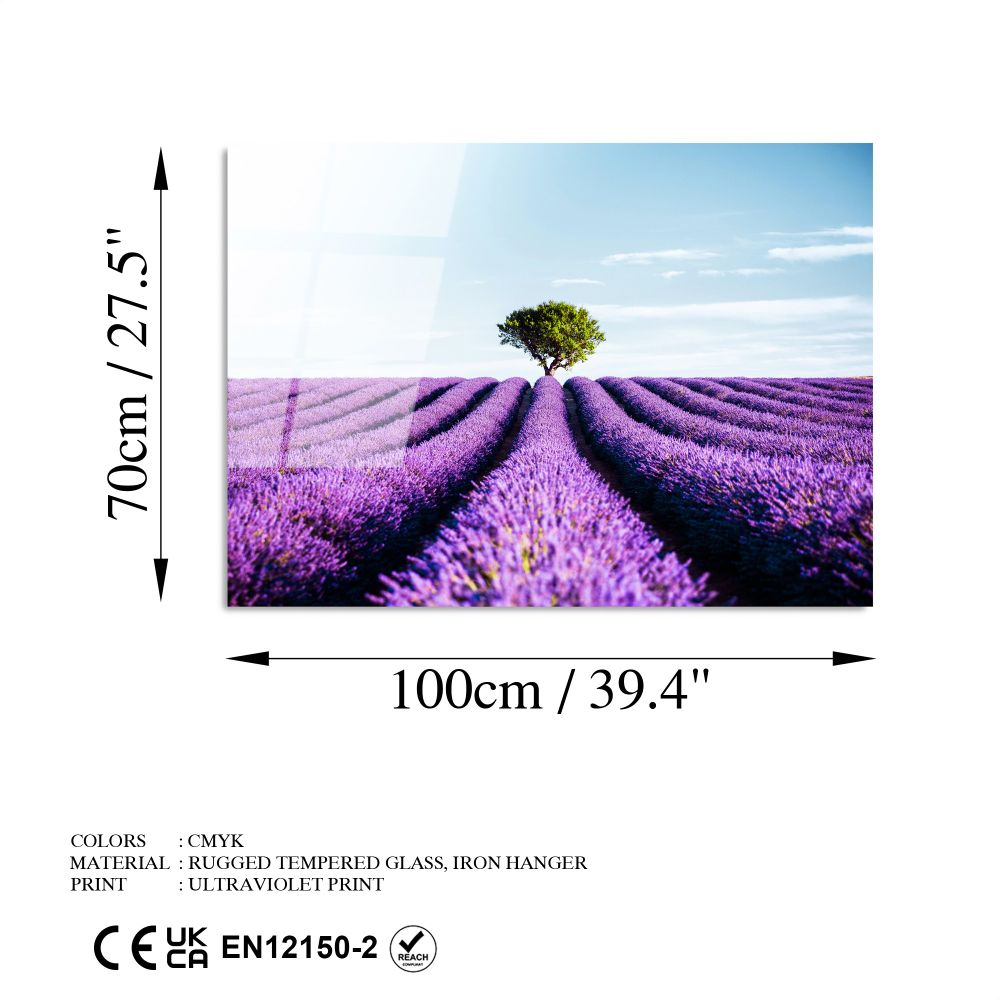 UV-107 Dekorativna Slika na Kaljenom Staklu, 70 x 100 cm, Višebojna slika 8
