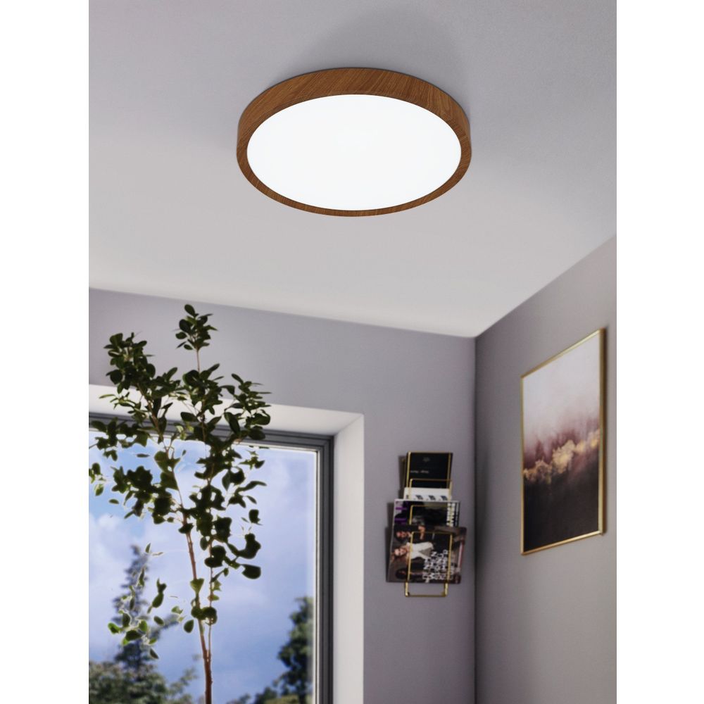 Eglo Musurita Stropna LED Lampa Ø440 mm, 33,5W, 3900lm, Izgled Drva slika 2