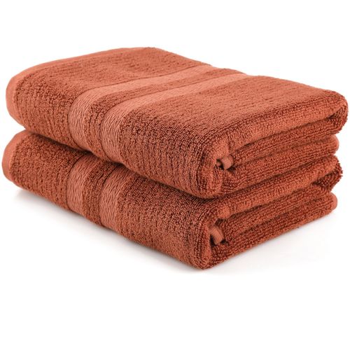 Ayliz - Dark Brown Dark Brown Bath Towel Set (2 Pieces) slika 1
