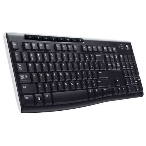 Logitech K270 Bežična Tipkovnica, 2,4 GHz, Crna slika 1