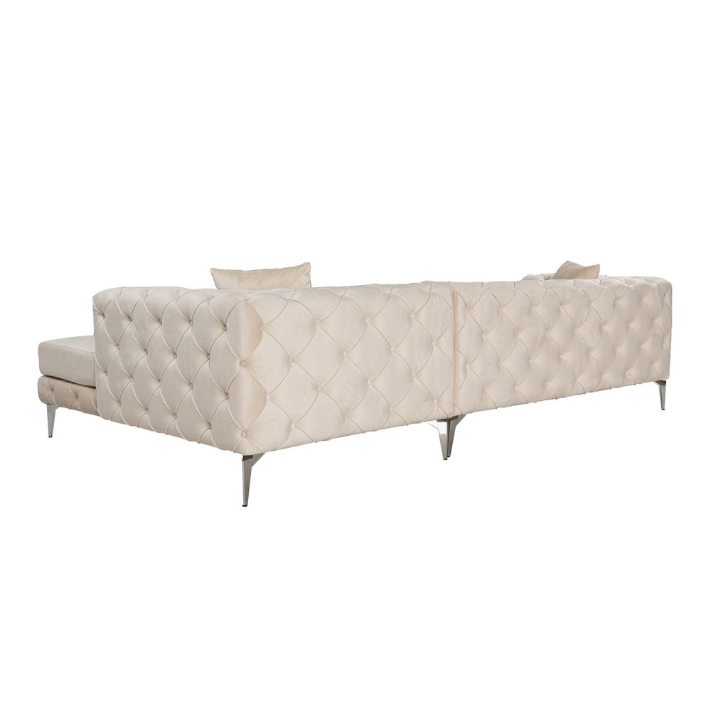 Como Eco Left - Bež Ugaona Sofa slika 6