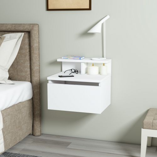 Olmo - White White Nightstand slika 1