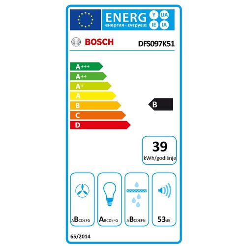 Bosch teleskopska napa DFS097K51 slika 15